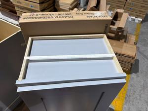 Shaker Gray MDF Cabinet Door W1842 Modern Panel Design <b>Kitchen</b> Cabinet - Product Image 5