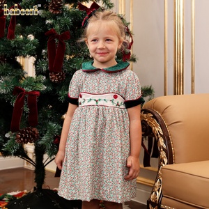 ชุดเดรสผ้าลูกฟูกสำหรับเด็กผู้หญิงชุดเดรส Autumn-DR4302ผ้าคอตตอนเป็นมิตรกับสิ่งแวดล้อมชุดเดรสผ้ากำมะหยี่สำหรับวันหยุด - Product Image 5