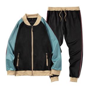 Unisex Hot Sale 100% Polyester <b>Men's</b> Soccer Tracksuit Long Sleeve Side Strip Zipper Custom Logo <b>Cargo</b> <b>Jacket</b> Sweatsuit Spring - Product Image 2