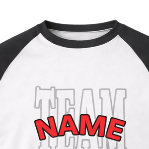 Camiseta de Béisbol Personalizada de Manga Corta Raglán para Jóvenes, Uniforme de Equipo de Poliéster, Suministro al por Mayor OEM - Product Image 5