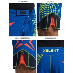 OEM Custom 240 GSM Stretch Woven BJJ Fight <b>Shorts</b> for Men MMA Grappling <b>Shorts</b> with Private Label - Product Image 4