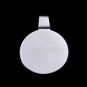 Pendentif ange en argent massif 925 plaqué or blanc, diamètre 2,5 pouces, serti de diamants Moissanite VVS, sur mesure, style hip-hop - Product Image 2