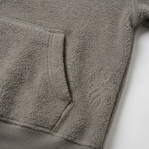 Custom Logo Sherpa Lined Hoodie Thick Fleece Sweatshirt For Men Womens High Quality Winter Warm Casual Activewear Gear - Product Image 5