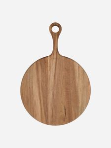 Planche à pizza en bois d'acacia Belief, taille personnalisée, rectangulaire, plateau de service pour charcuterie, poignée, écologique, épaisseur 1,5 cm, passe au lave-vaisselle - Product Image 4
