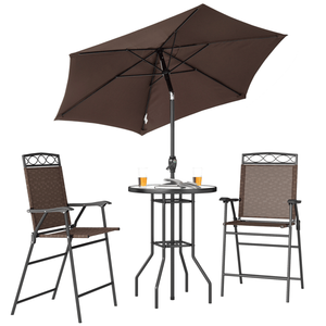 Conjunto de Mesa y Sillas de Bar para Uso en Exteriores - Product Image 2