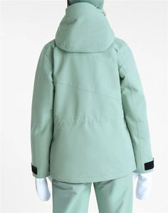 Veste de ski unisexe personnalisable, chauffante, imperméable, Polartec, fermeture éclair, respirante, chaude, softshell, à capuche, pour adultes, hiver, snowboard - Product Image 3
