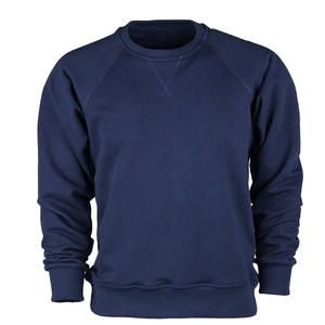 Sudaderas casuales de algodón 100% para hombre, color azul, novedad 2024, cuello redondo personalizado, sudadera para hombre, venta al por mayor, servicio OEM. - Product Image 6