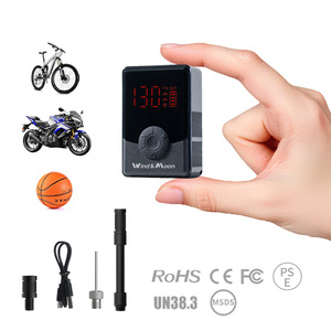 Bomba de Ar Elétrica Mini Portátil com Motor Sem Escovas, Acessórios para Bicicleta, Inflador de Pneus Digital Inteligente - Product Image 1
