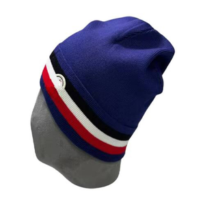 คอลเลคชั่นหมวกบีนนี่ถักไหมพรมแบบเรียบสำหรับฤดูหนาว  วัสดุโพลีเอสเตอร์/คอตตอน  รับสกรีนโลโก้  สำหรับทุกเพศ - Product Image 3