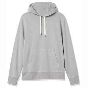 เสื้อฮู้ดดี้ผู้ชาย ผ้าเทอร์รี่หนา 100% ผ้าฝ้าย ลายตัวอักษร เสื้อกันหนาวแบบสวมหัว ป้องกันขนร่วงและระบายอากาศได้ดี - Product Image 1