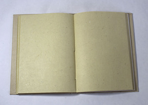 Cuaderno de Tapa Dura Hecho a Mano con Madera Reciclada, Papel de Fibra de Cáñamo Impreso Gratis, Suministros de Oficina - Product Image 3