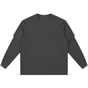 Custom Men Women Acid Wash Fleece 100% Cotton Oversized Vintage Crewneck Sweatshirt Streetwear OEM ODM Manufacturer Wholesale - Product Image 1