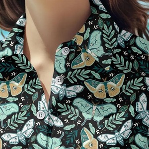 Camisa Hawaiana de Moda para Hombre con Estampado Divertido y Graffiti, Manga Corta, Cuello Cuadrado, Estilo Hip-Hop, Holgada e Informal - Product Image 3