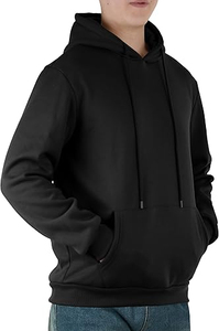 Sudadera con Capucha para Hombre, 100% Algodón, 500 g/m², Ecológica, Gruesa, para Invierno, con Logotipo Personalizado, Hombros Caídos - Product Image 2