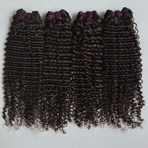 Fournisseurs de cheveux de temple brésiliens bruts Vente en gros de cheveux humains à cuticule alignée Extensions de cheveux brésiliens vierges Remy Kinky Straight 12 - Product Image 4