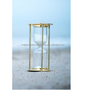 Base en bois nautique de 10 pouces, nouveau Design ancien, minuterie de sable nouveau, beauté, en laiton, 10 Minutes de verre, pour cadeau, marque, 2022 - Product Image 4