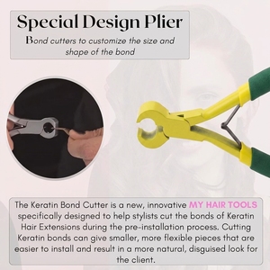 Pince à Démontage de Liasse de Kératine pour Extensions Capillaires, Outil de Fusion de Kératine, Pince à Démontage d'Extensions, Outil en Acier Inoxydable, Meilleure Vente - Product Image 5