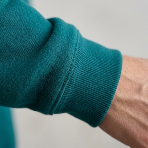 Sudadera con capucha extragrande para hombre, color verde azulado, con estampado gráfico de rayo, sudadera gruesa con estampado de rayo eléctrico, estilo urbano - Product Image 6