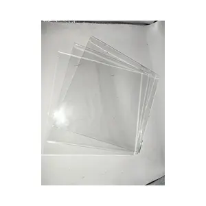 Pure And Bright Frameless Transparent Partition Plain Clear Glass For Commercial Space