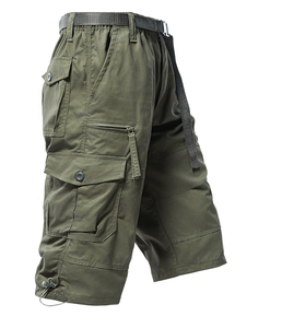 Pantalones cortos cargo para hombre hechos a medida a bajo precio, transpirables, de secado rápido, suaves, de alta calidad y premium. - Product Image 1