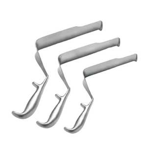 Écarteur de bassin pour chirurgie profonde, ensemble de 3 pièces, instruments chirurgicaux orthopédiques pour interventions osseuses et traumatiques par Dentavex - Product Image 4