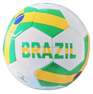 Ballon de football professionnel avec logo personnalisé de haute qualité, taille officielle, matériau en PU pour l'entraînement, fabriqué en usine - Product Image 1