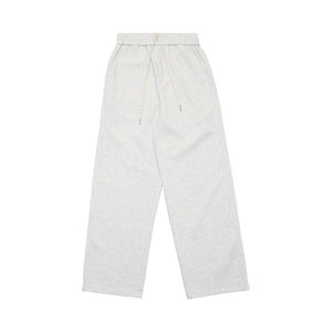 Pantalon de survêtement ample en maille douce et confortable pour homme, coupe droite, jambe large, couleur unie, décontracté, sport, usage quotidien, vente en gros - Product Image 2