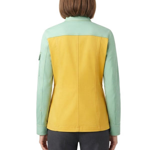 <b>Women</b> Utility <b>Jacket</b> <b>Lightweight</b> Full Zip <b>Jacket</b> With Useful Pockets Simple Long Sleeve Design For Outdoor Work And Daily Wear - Product Image 2