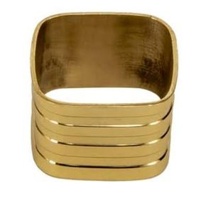 Porte-serviettes en métal de qualité supérieure, finition plaquée or, pour la décoration de table lors de dîners, porte-serviettes de qualité supérieure - Product Image 3