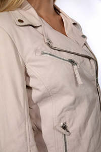 Chaquetas de Mujer de Moda, Chaqueta Acolchada de Cuero Genuino, Chaquetas de Invierno de Piel de Oveja de Alta Calidad al por Mayor - Product Image 5