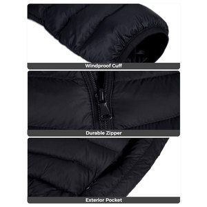 Winter Coat Men Thicken Casual Parka Slim Fit Outerwear <b>Waterproof</b> <b>Warm</b> Stand Collar Durable Insulated Hooded Outdoor <b>Jacket</b> - Product Image 4