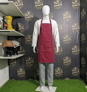 Cotton Woven <b>Apron</b> With Three Pockets Unisex For Restaurant And Bar Use Customizable for branding <b>working</b> <b>apron</b> - Product Image 3