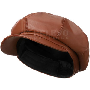 Gorra de cuero ligera personalizada, transpirable, estilo trucker, ajustable, informal, para verano e invierno - Product Image 4
