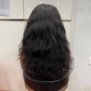 Peluca de Cabello Ondulado Natural 2026 a Precio de Fábrica, Peluca de Cabello Vietnamita Sin Procesar con Cierre, Extensiones de Cabello con Cutícula Alineada al por Mayor, Encaje HD - Product Image 3