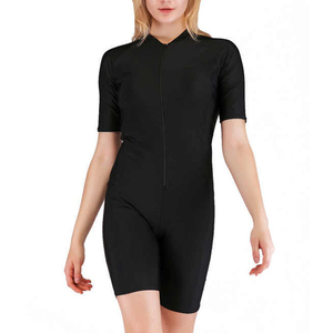 Body basique uni extensible une pièce pour femme, idéal pour le quotidien - Fournisseur de vêtements - Product Image 1