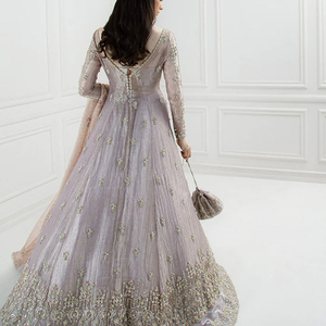 ชุดเดรสออกงานแต่งงานดีไซน์ใหม่ล่าสุดสไตล์ปากีสถานประดับคริสตัล  สำหรับผู้หญิงทุกคน  รับทำโลโก้ตามสั่ง  ชุดลำลองฤดูร้อน  บริการ OEM - Product Image 3