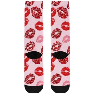 Chaussettes de sport respirantes à motif uni, imprimées par transfert thermique, en polyester/nylon, séchage rapide, pour adultes, été - Product Image 4