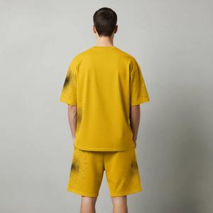 ชุดเซ็ตเสื้อผ้าฤดูร้อนคุณภาพสูง กางเกงขาสั้นลำลอง สตรีทแวร์ ชุดเซ็ต 2 ชิ้นสำหรับผู้ชาย - Product Image 5