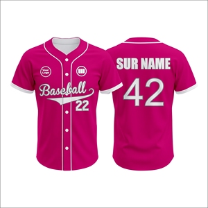 เสื้อเบสบอลพิมพ์ลายตามสั่งแบบเต็มตัว ชุดทีม ฤดูร้อน ฤดูใบไม้ร่วง ผ้าแห้งเร็ว ระบายอากาศดี ขายส่งจำนวนมาก - Product Image 1