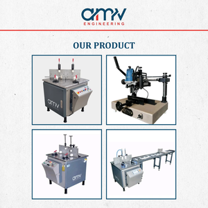 Machine de découpe de profilés en aluminium entièrement automatique professionnelle à tête unique avec unité DRO pour usine de fabrication de portes et fenêtres - Product Image 4