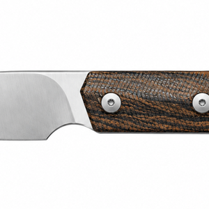 Cuchillos de Caza Personalizados de Hoja Fija para Exteriores con Empuñadura de Madera Texturizada Marrón y Hoja de Acero Ancha para Campismo, Trabajo de Campo y Bushcraft - Product Image 6