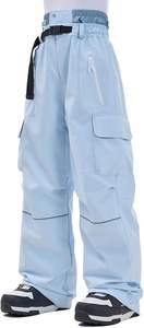 Pantalon de ski unisexe pour adultes, personnalisable, imperméable, respirant 10K, col à capuche, poignets renforcés, fermetures éclair ventilées, chauffant, écologique - Product Image 6