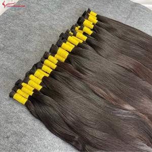 Nouvelles extensions de cheveux humains pour bébés, lisses naturelles, super double drawn, meilleure qualité, grand stock, prêtes à être expédiées - Product Image 2