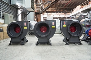 Ventilateur centrifuge à entraînement direct CEP-2-3.8D certifié CE pour la ventilation des sous-sols, idéal pour l'industrie, avec alimentation en air frais et fonctionnement sans climatisation. - Product Image 4