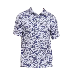 เสื้อยืดโปโลผ้าฝ้ายถักสำหรับผู้ชายที่เป็นที่ต้องการอย่างมาก ดีไซน์ย้อนยุค เนื้อผ้านุ่ม สวมใส่สบายในฤดูร้อน แขนสั้น - Product Image 3