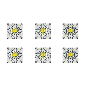 Plato Cuadrado de Cerámica Excelsa Amalfi 17.5x5x17.5 Cm, Vajilla Multicolor - Product Image 3