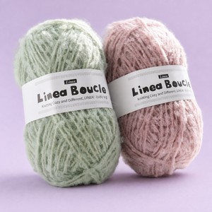 Fil à crocheter en gros pas cher, laine mérinos bouclée, nylon, mohair pour enfants, fil à tricoter à la main, pelote de 50g, hilos de crochet - Product Image 3
