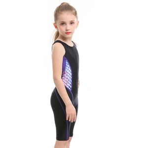 Maillot de bain une pièce sans manches en élasthanne pour bébés filles, imprimé personnalisable de haute qualité, idéal pour les jeux aquatiques - Product Image 1