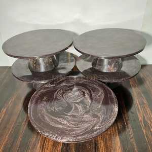Resin <b>Cake</b> <b>Stand</b> Handmade Eco-Friendly Round Decorative Display <b>Stand</b> - Product Image 4