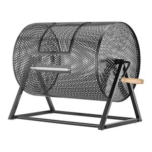 Equipo para Ferias Comerciales, Tambor Giratorio para Boletos de Rifa de 16.1 x 11.9 Pulgadas, Capacidad para 5000 Boletos, 200 Pelotas de Ping Pong, Tambor de Lotería Reforzado - Product Image 1